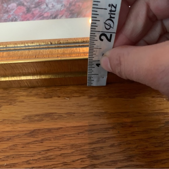 Vintage Edna Hibel Breton Fields framed print limited edition gild frame - Picture 7 of 7